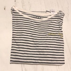 NWT Loft Long Sleeve Vintage Soft Tee
